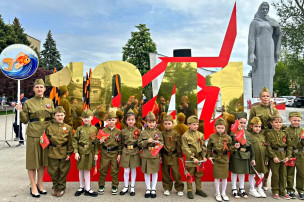 Маленькие патриоты на "Дороге памяти"! Маленькие патриоты на "Дороге памяти"!.